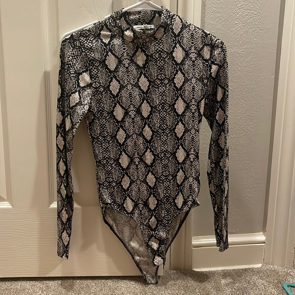Snake skin bodysuit
